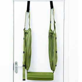 Yoga Leg Stretcher Strap Backbend Training Rope (Color: Green)