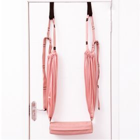 Yoga Leg Stretcher Strap Backbend Training Rope (Color: Pink)