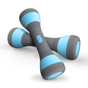 Adjustable Dumbbells Fitness Equipment (Color: Blue)