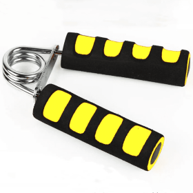 Grip sponge sleeve A-type finger strength training rehabilitation (Color: Yellow)