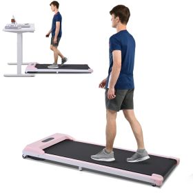 2 in 1 Under Desk Electric Treadmill (Color: as Pic)