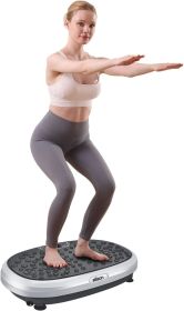 EILISON FitMax 3D XL Vibration Plate Exercise Machine (Color: Silver)
