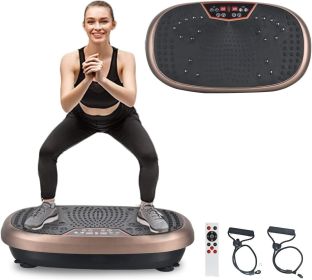 EILISON FitMax 3D XL Vibration Plate Exercise Machine (Color: Fitpro Brown)