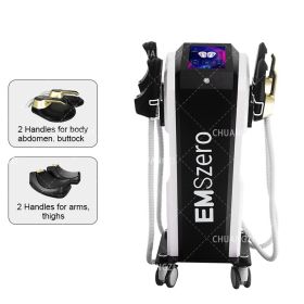 2024 EMSzero Neo DLSEMS-lim Muscle Stimulation Machine Body Sculpt HI-EMT RF Weight Lose Electromagnetic Slimming Machine (Color: 4 handles RF)